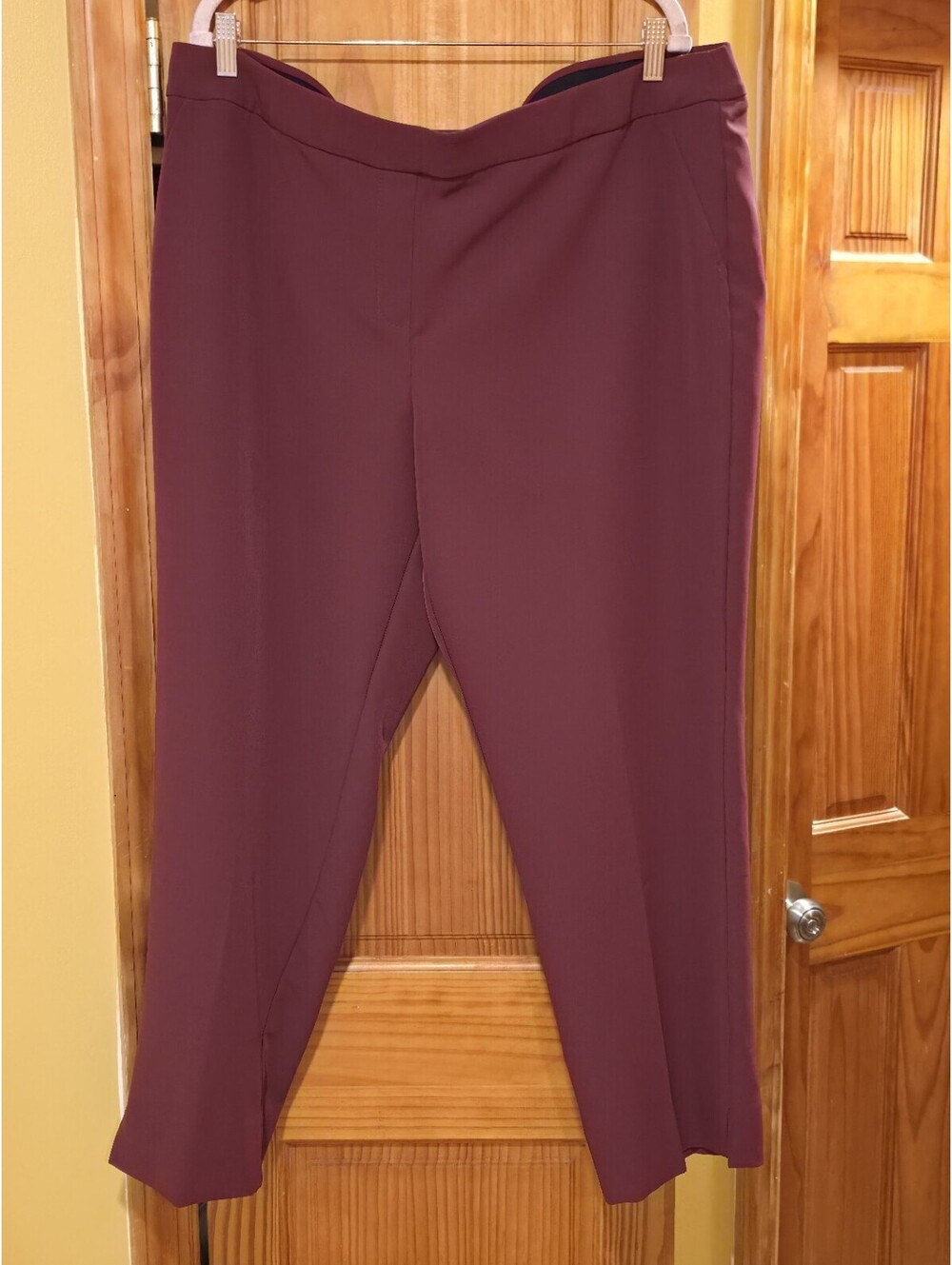 Dress Barn Burgundy Dress Pants Plus Size 18